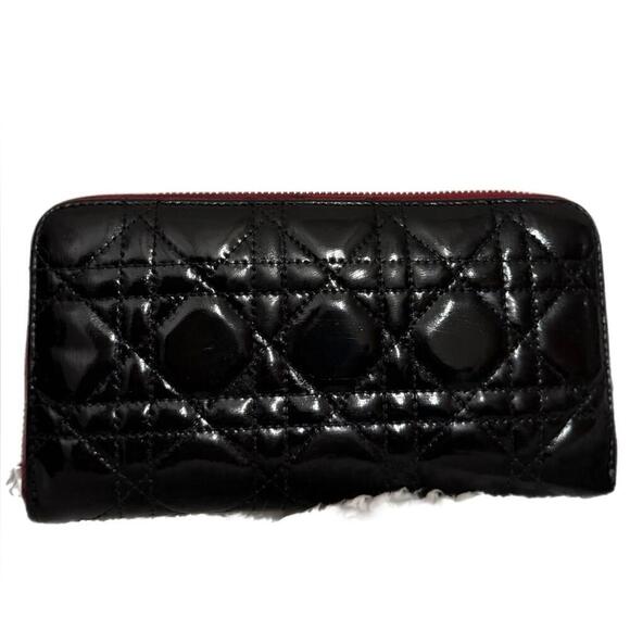 Handbags - AUTHENTIC Dior Lady Dior Zippy Wallet- REDYED CONDITION